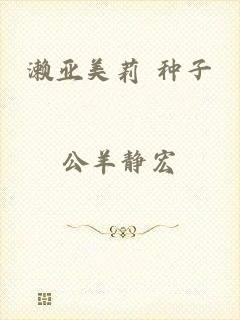濑亚美莉 种子